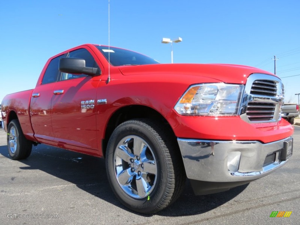 Flame Red 2013 Ram 1500 Big Horn Quad Cab Exterior Photo #78609051