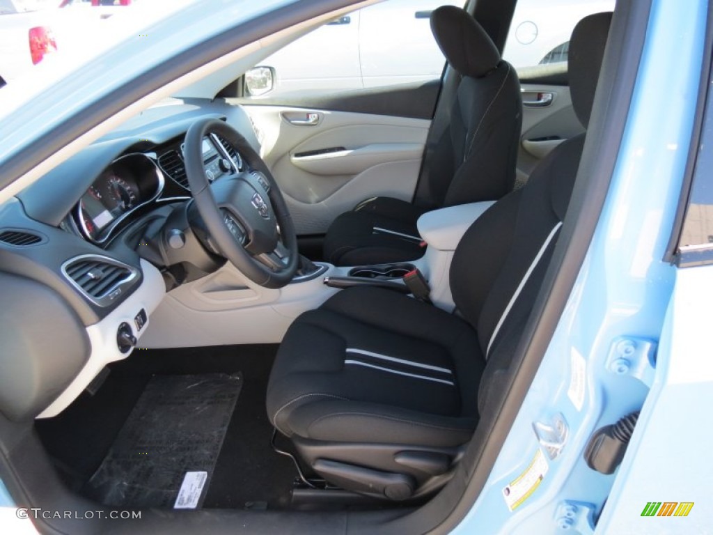 2013 Dart SXT - Laguna Blue / Black/Light Diesel Gray photo #6