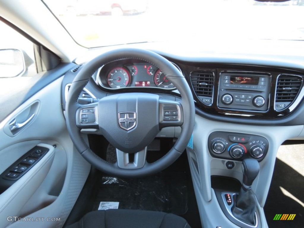 2013 Dart SXT - Laguna Blue / Black/Light Diesel Gray photo #8