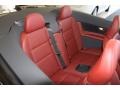 2013 Volvo C70 Cranberry/Off Black Interior Rear Seat Photo