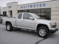2011 Pure Silver Metallic GMC Canyon SLE Extended Cab 4x4  photo #1