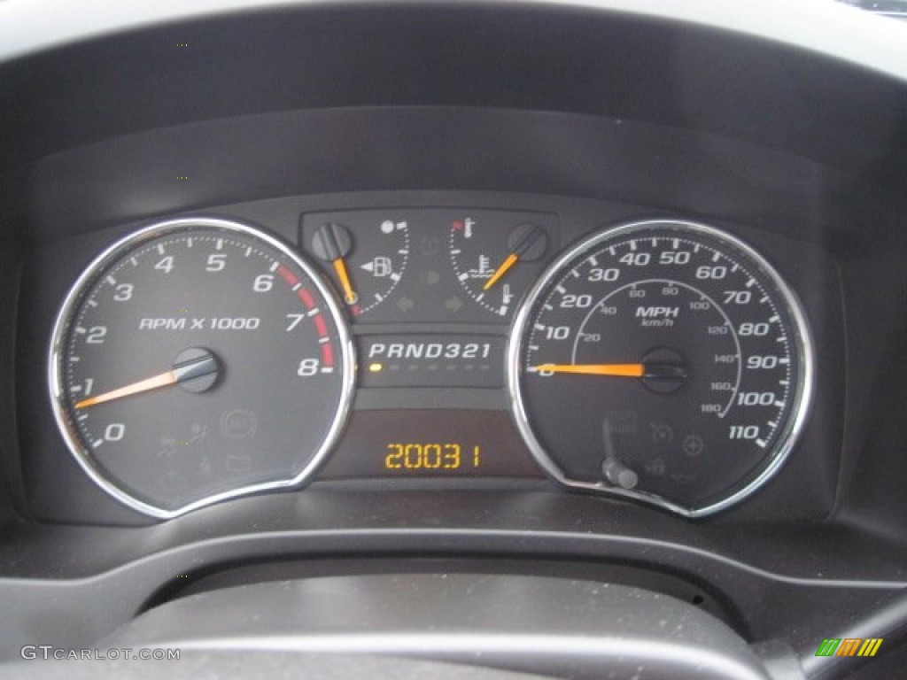 2011 GMC Canyon SLE Extended Cab 4x4 Gauges Photo #78610824