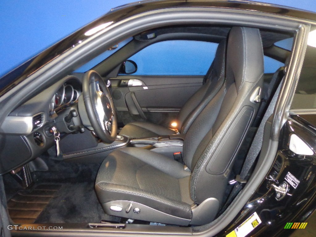 Black Interior 2011 Porsche 911 Carrera S Coupe Photo #78611970