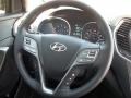 Black 2013 Hyundai Santa Fe Sport 2.0T Steering Wheel
