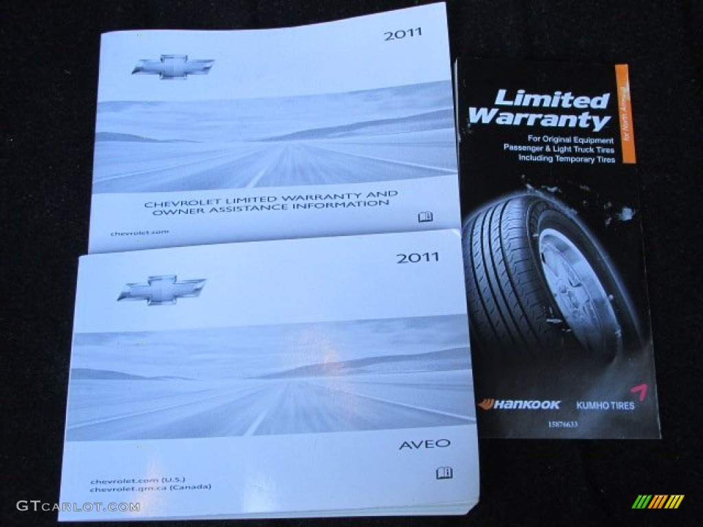 2011 Chevrolet Aveo LT Sedan Books/Manuals Photo #78613215