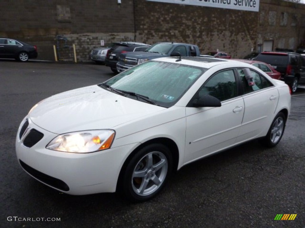 Ivory White 2008 Pontiac G6 V6 Sedan Exterior Photo #78613860