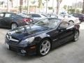 Capri Blue Metallic 2009 Mercedes-Benz SL 550 Roadster Exterior