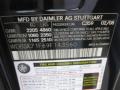 359: Capri Blue Metallic 2009 Mercedes-Benz SL 550 Roadster Color Code