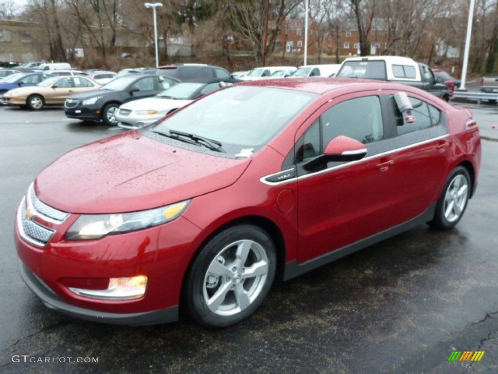 Crystal Red Tintcoat 2013 Chevrolet Volt Standard Volt Model Exterior Photo #78614972