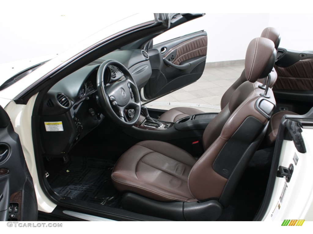 2009 CLK 350 Grand Edition Cabriolet - Diamond White / Tobacco Brown photo #17