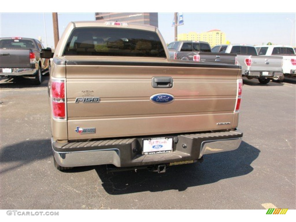 2011 F150 XLT SuperCrew - Pale Adobe Metallic / Pale Adobe photo #7