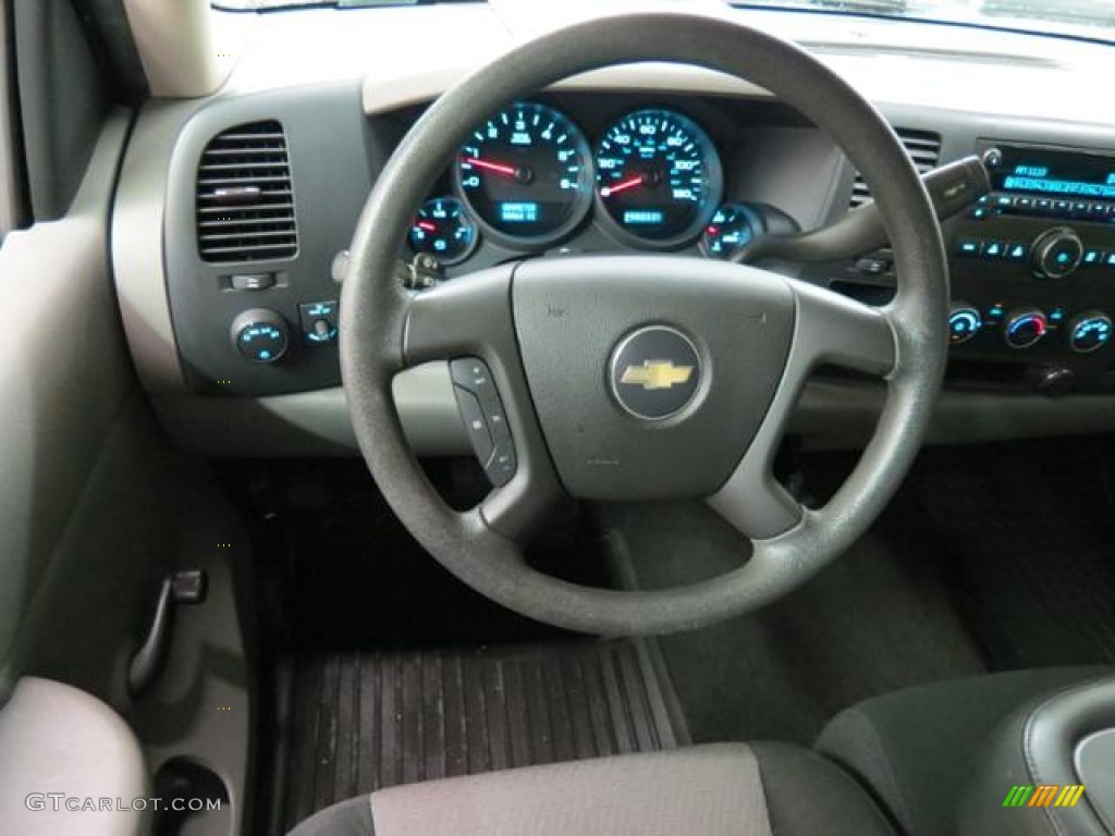 2008 Chevrolet Silverado 1500 LS Regular Cab Dark Titanium Steering Wheel Photo #78617109