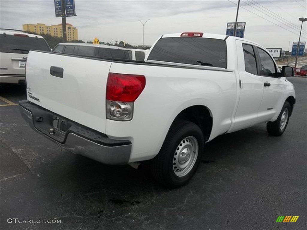 2008 Tundra Double Cab - Super White / Graphite Gray photo #3