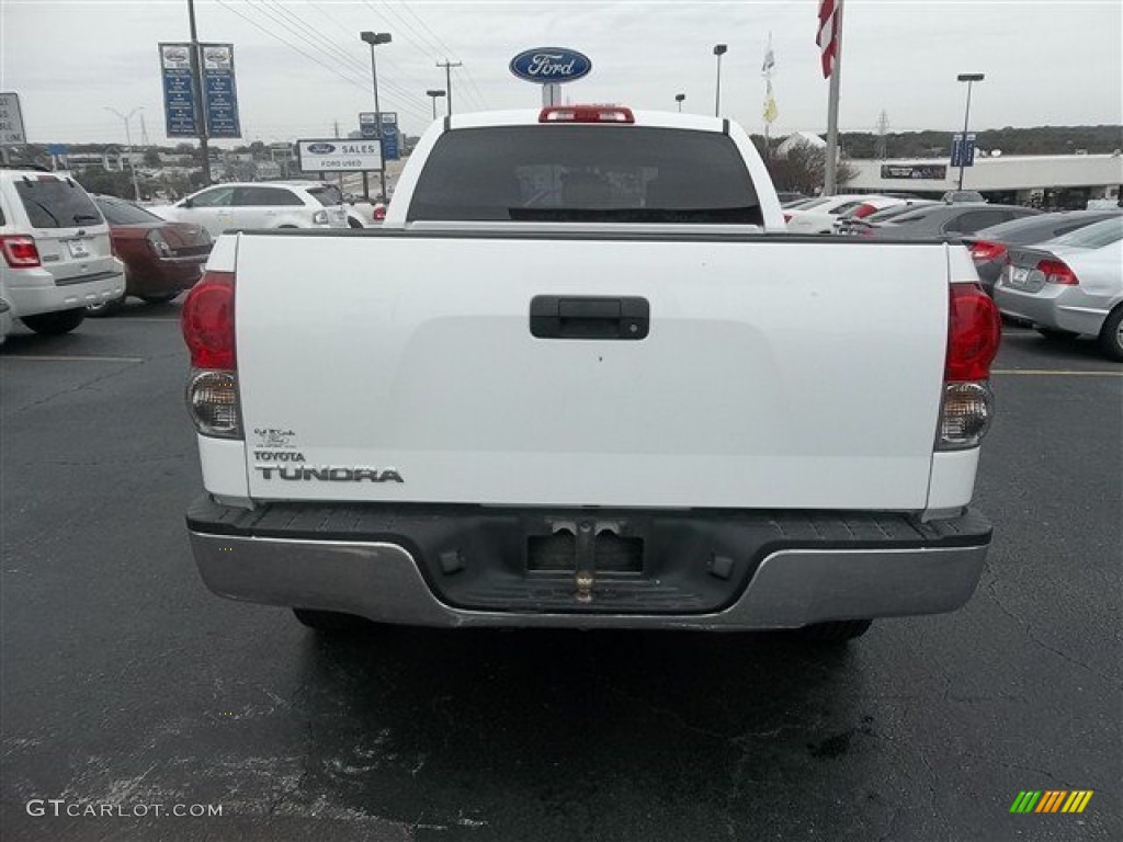 2008 Tundra Double Cab - Super White / Graphite Gray photo #4