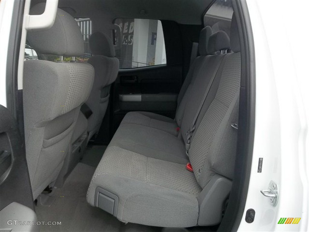 2008 Tundra Double Cab - Super White / Graphite Gray photo #10