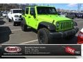 Gecko Green 2012 Jeep Wrangler Unlimited Sport S 4x4