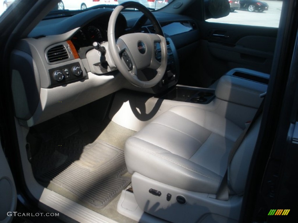 2010 Sierra 1500 SLT Crew Cab 4x4 - Storm Gray Metallic / Dark Titanium/Light Titanium photo #4