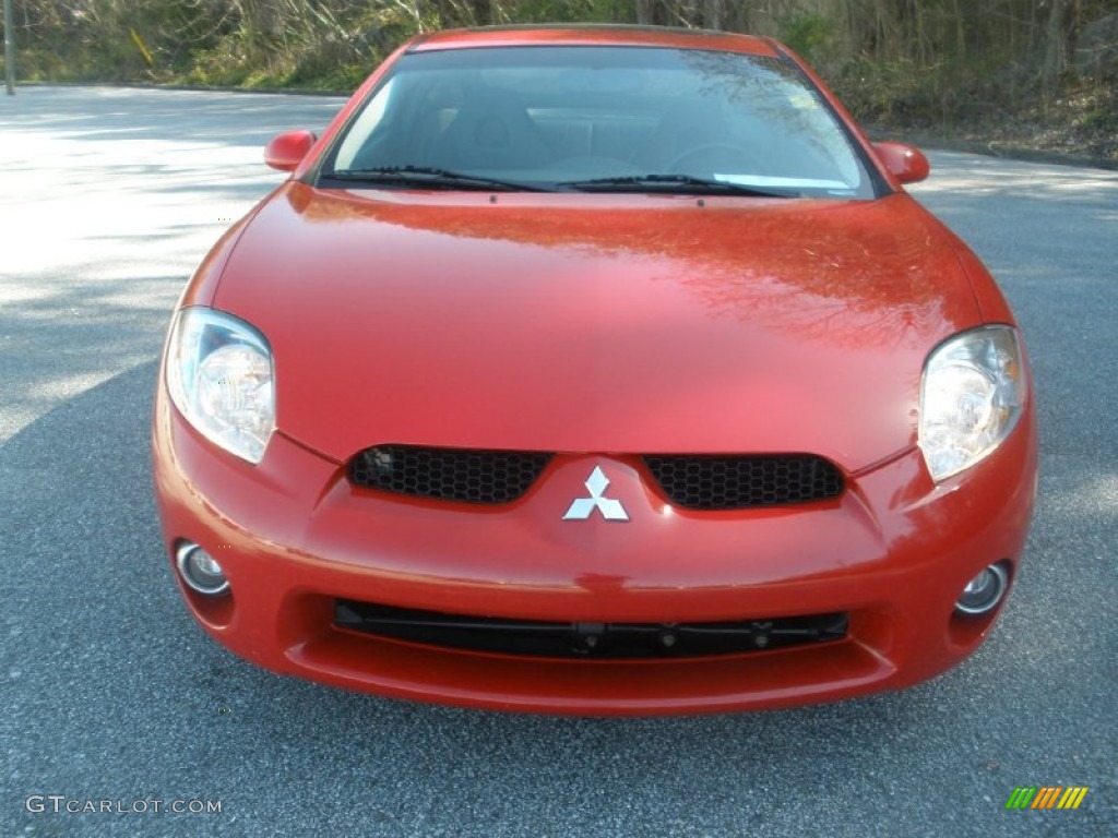 2007 Eclipse GT Coupe - Pure Red / Dark Charcoal photo #13