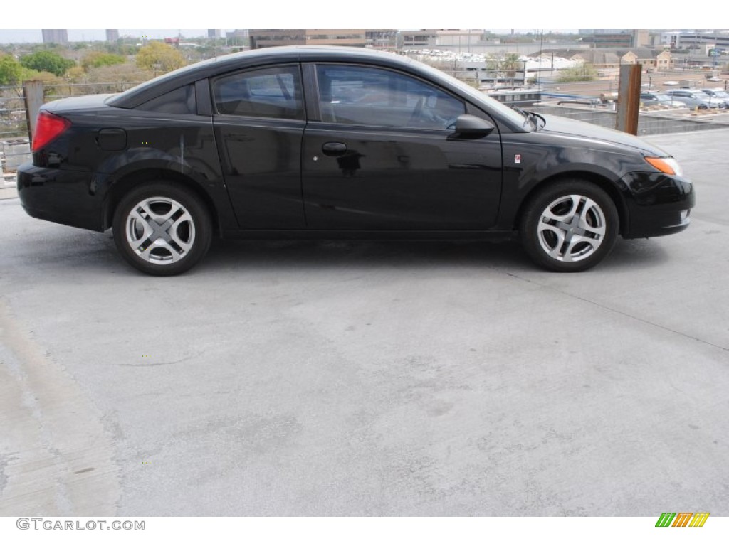 Black Onyx 2004 Saturn ION 3 Quad Coupe Exterior Photo #78618715