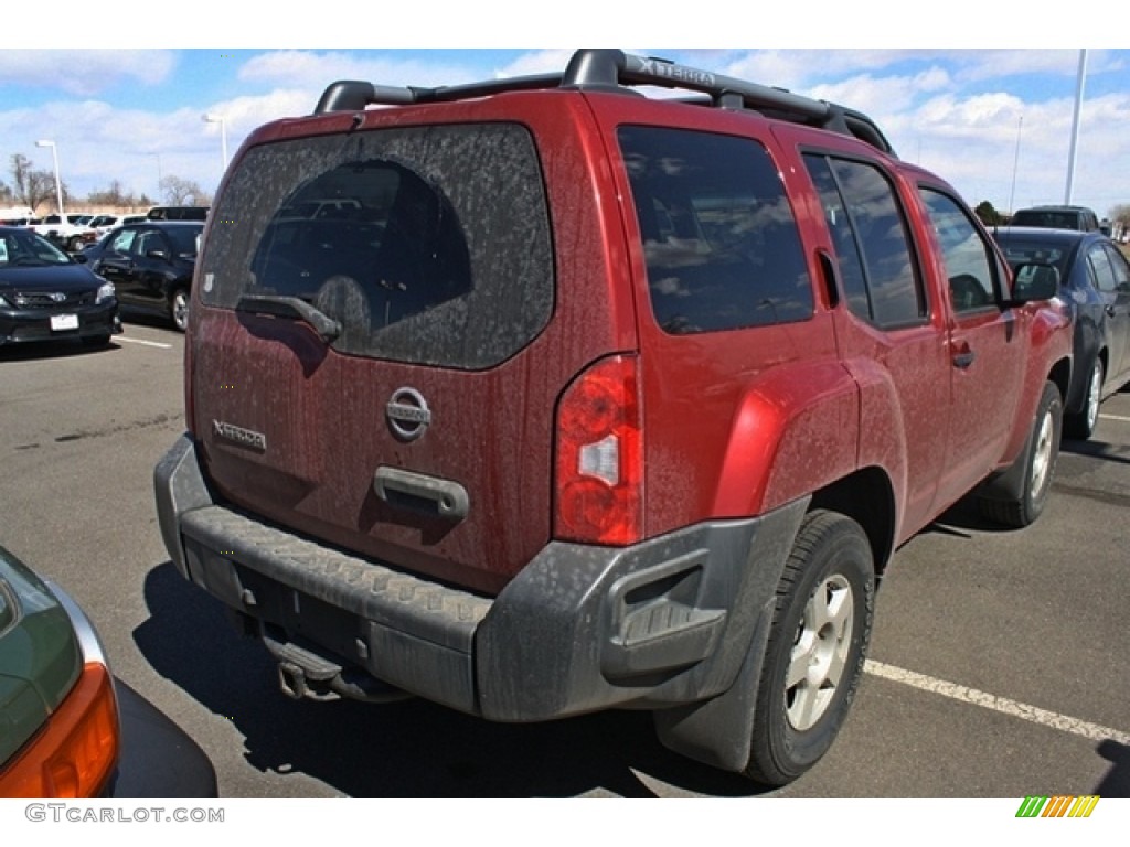 2007 Xterra S 4x4 - Red Brawn Metallic / Steel/Graphite photo #2