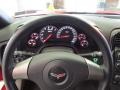 2008 Chevrolet Corvette Ebony/Red Interior Steering Wheel Photo