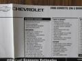 2008 Chevrolet Corvette Z06 Window Sticker