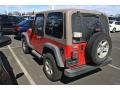 2002 Flame Red Jeep Wrangler X 4x4  photo #3