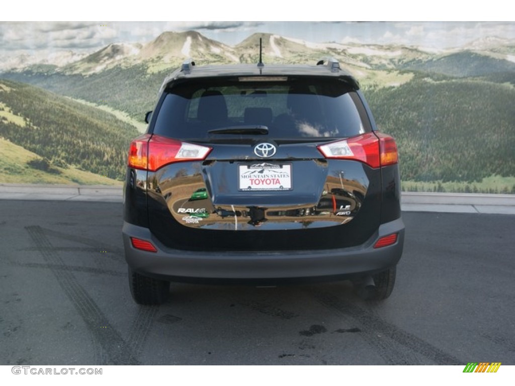 2013 RAV4 LE AWD - Black / Ash photo #4