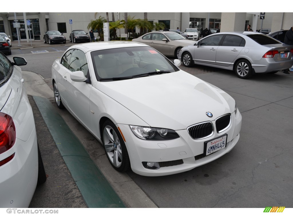 2010 3 Series 335i Convertible - Alpine White / Cream Beige photo #5