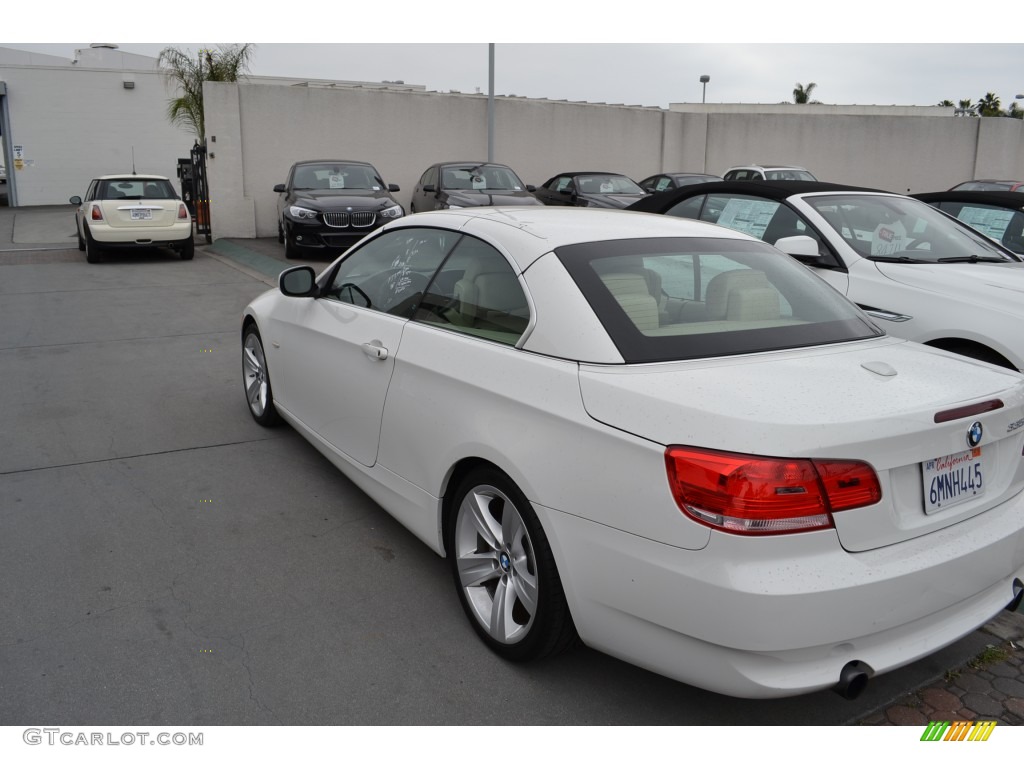 2010 3 Series 335i Convertible - Alpine White / Cream Beige photo #7