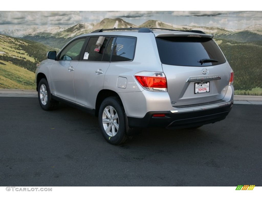 2013 Highlander V6 4WD - Classic Silver Metallic / Ash photo #2