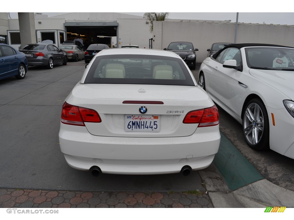 2010 3 Series 335i Convertible - Alpine White / Cream Beige photo #8