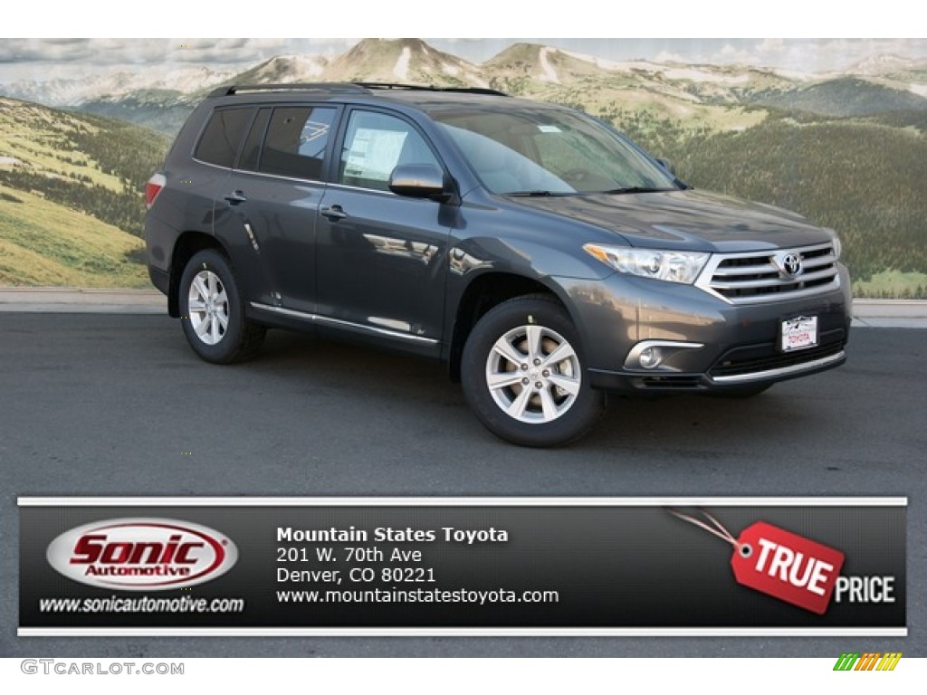 2013 Highlander SE 4WD - Magnetic Gray Metallic / Ash photo #1