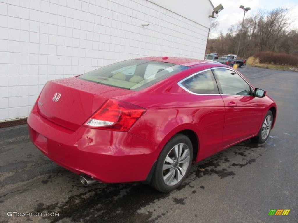 2012 Accord EX-L Coupe - San Marino Red / Ivory photo #8