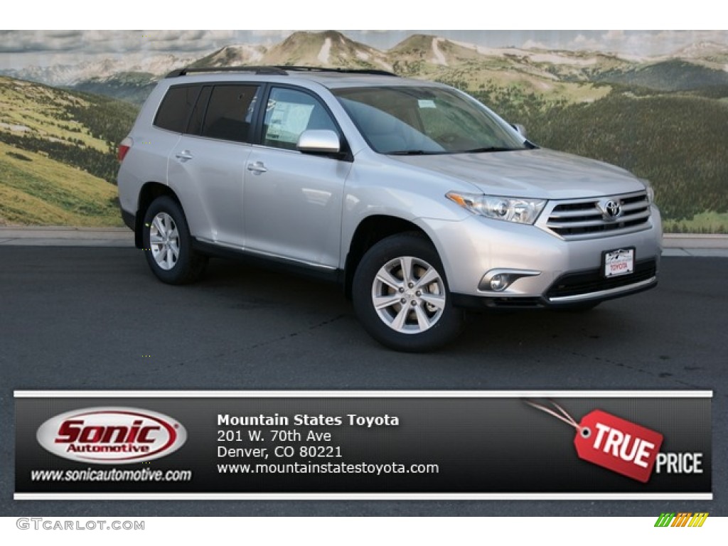 2013 Highlander SE 4WD - Classic Silver Metallic / Ash photo #1