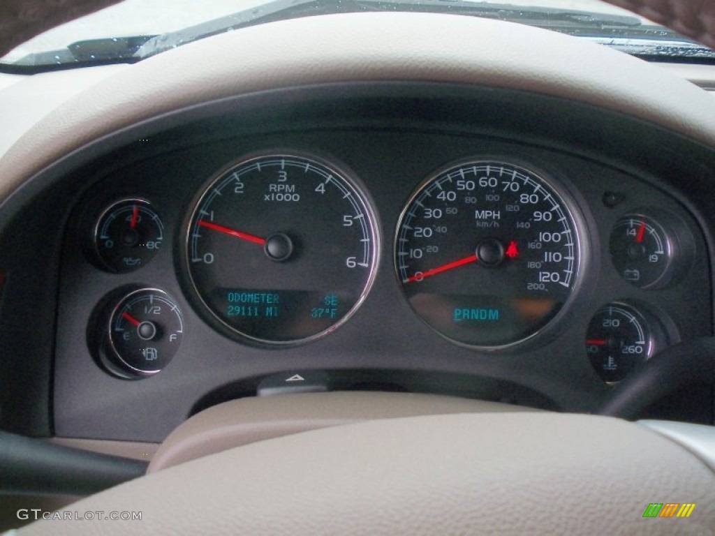 2010 Silverado 1500 LTZ Extended Cab 4x4 - Imperial Blue Metallic / Dark Cashmere/Light Cashmere photo #34