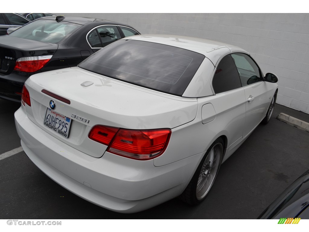 2008 3 Series 328i Convertible - Alpine White / Saddle Brown/Black photo #2