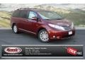 Salsa Red Pearl 2013 Toyota Sienna Limited AWD