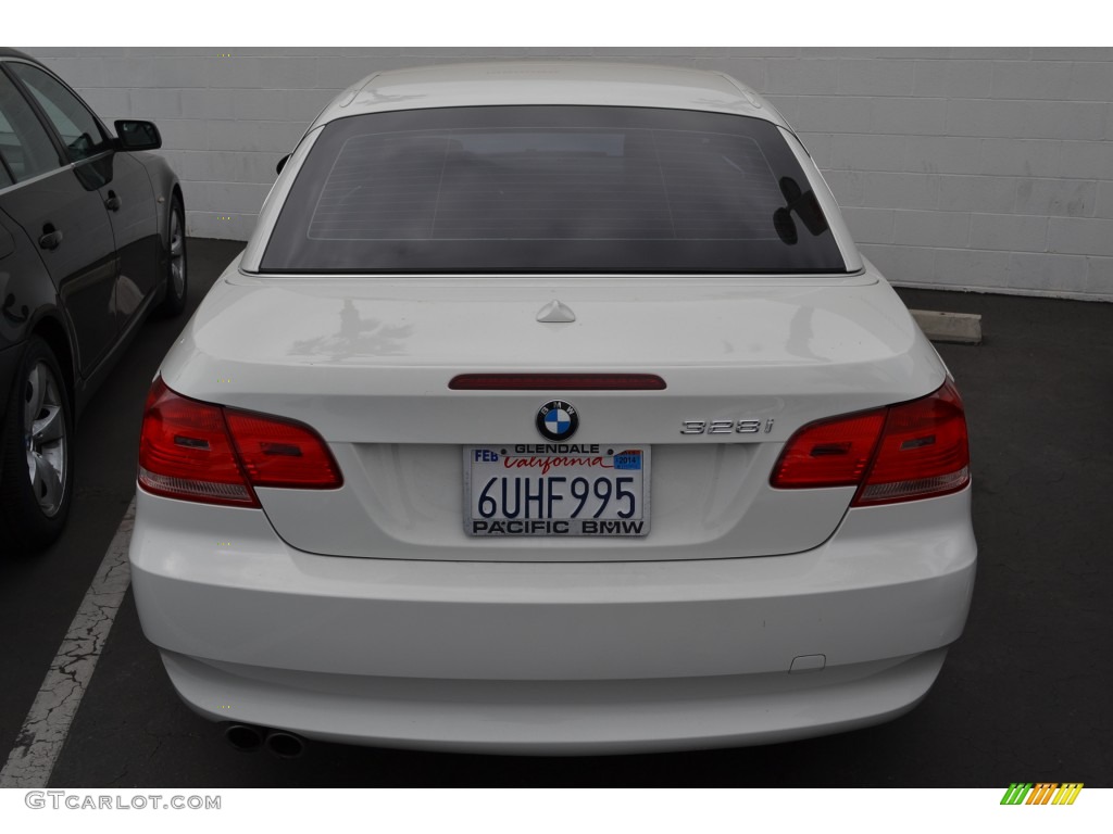 2008 3 Series 328i Convertible - Alpine White / Saddle Brown/Black photo #4