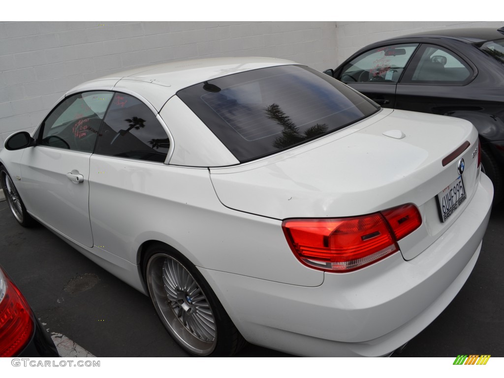 2008 3 Series 328i Convertible - Alpine White / Saddle Brown/Black photo #6