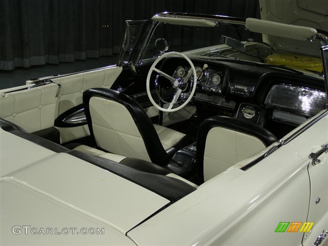 1960 Thunderbird Convertible - White / Black/White photo #14