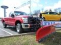 2013 Vermillion Red Ford F250 Super Duty XL Regular Cab 4x4  photo #1