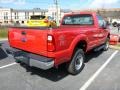 2013 Vermillion Red Ford F250 Super Duty XL Regular Cab 4x4  photo #2