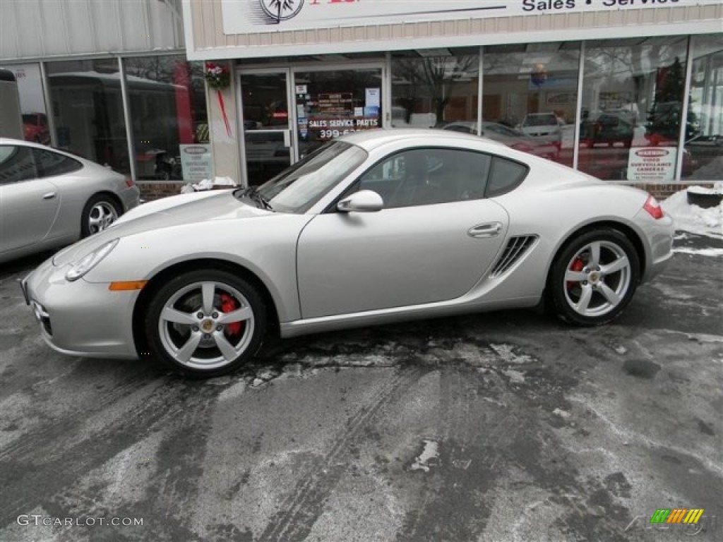 Arctic Silver Metallic 2007 Porsche Cayman S Exterior Photo #78623261