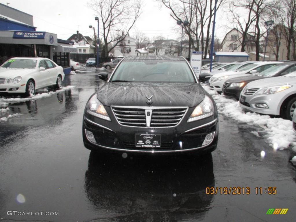 2011 Equus Signature - Black Noir Pearl / Jet Black photo #1