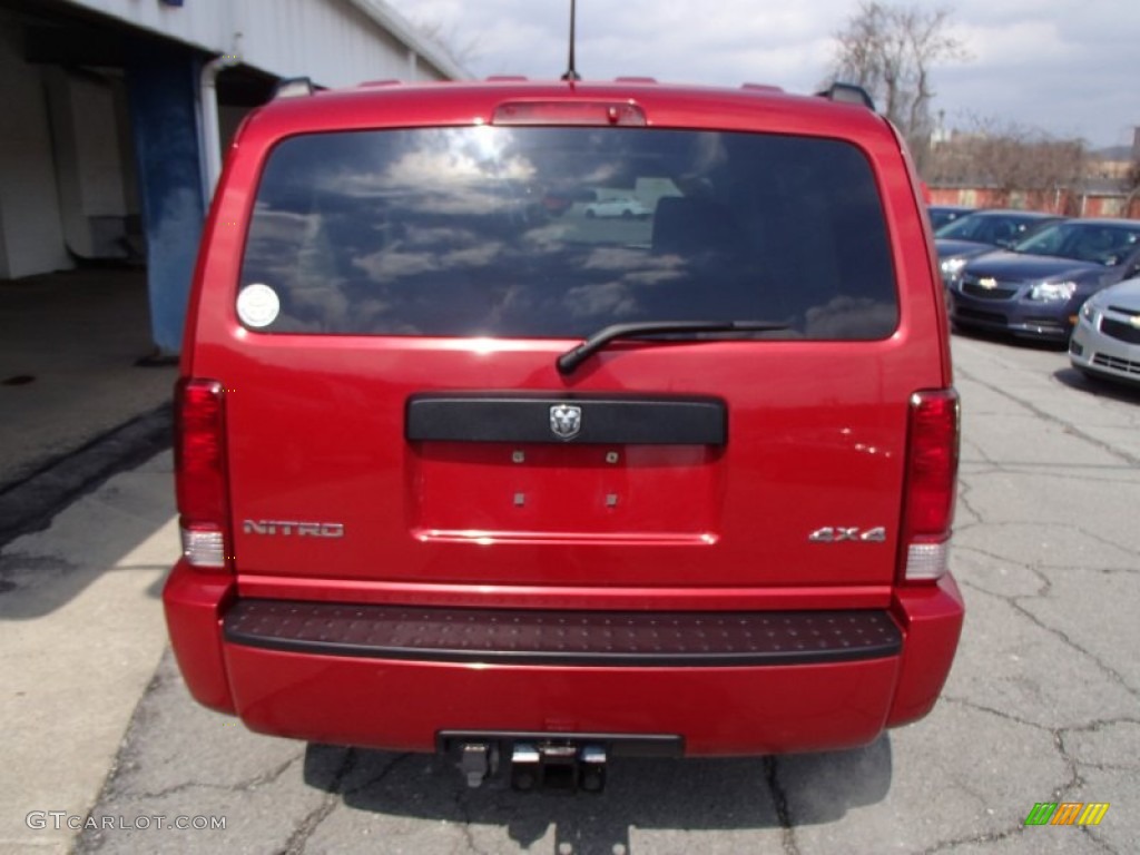 Inferno Red Crystal Pearl 2007 Dodge Nitro SXT 4x4 Exterior Photo #78623780