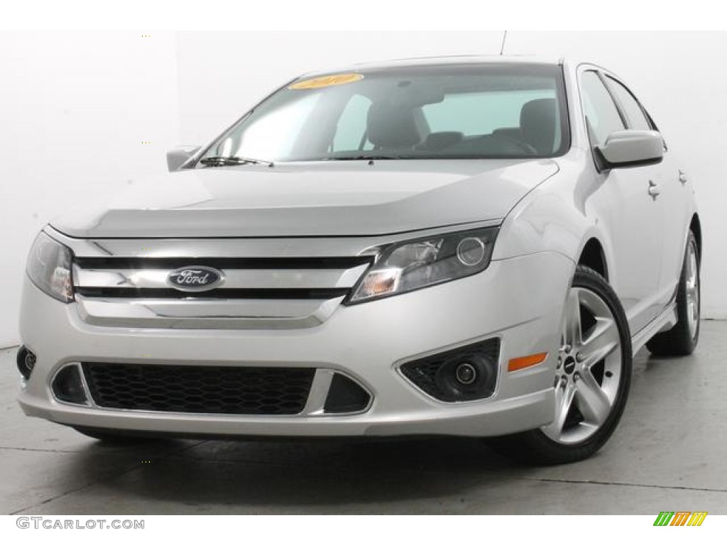 2010 Fusion Sport AWD - Brilliant Silver Metallic / Charcoal Black/Sport Black photo #2