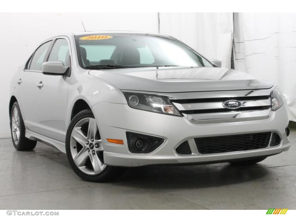 2010 Fusion Sport AWD - Brilliant Silver Metallic / Charcoal Black/Sport Black photo #4