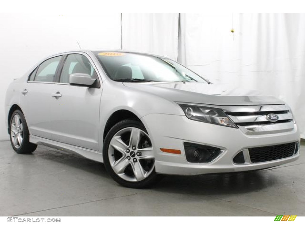 2010 Fusion Sport AWD - Brilliant Silver Metallic / Charcoal Black/Sport Black photo #5