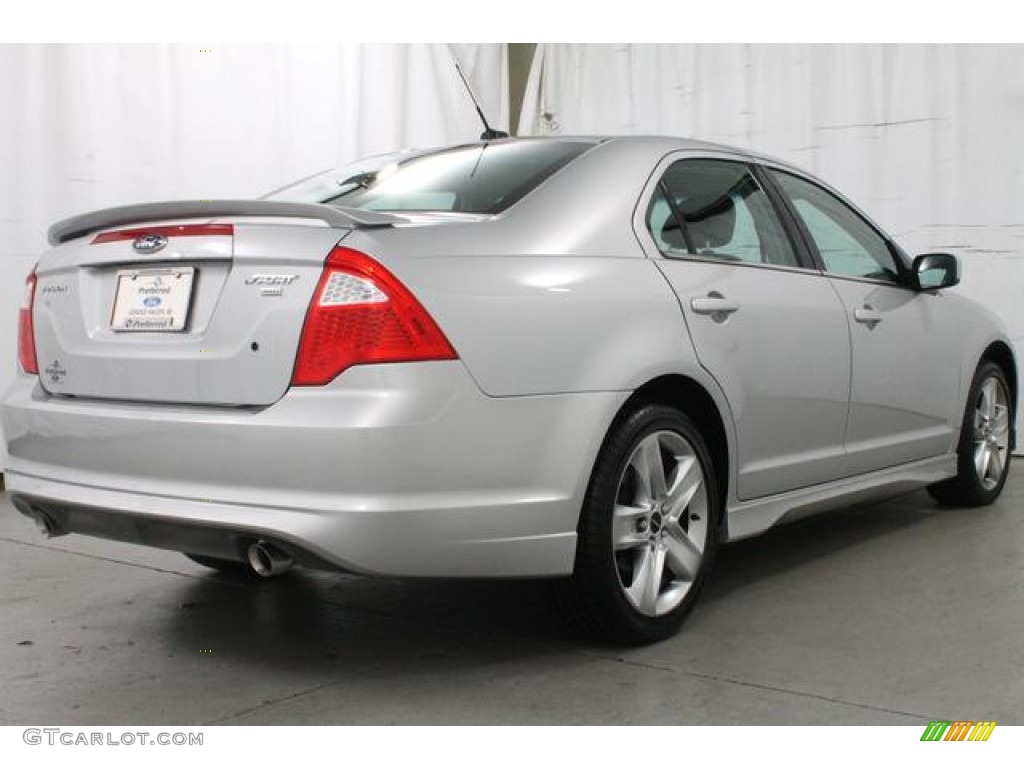 2010 Fusion Sport AWD - Brilliant Silver Metallic / Charcoal Black/Sport Black photo #6